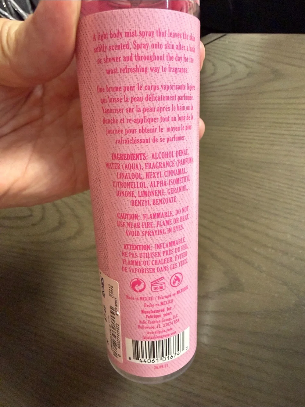 True Religion provides scented lightly
